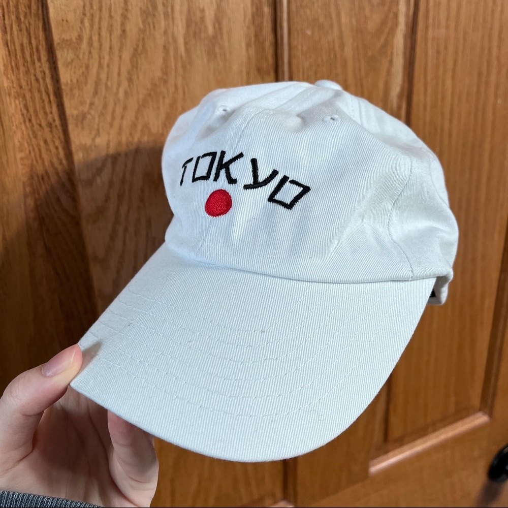 White Tokyo Baseball Cap